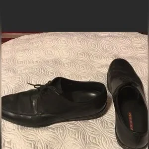 Prada | Shoes | Prada Shoes Prada Mens Black Calfskin Lace  display picture 3